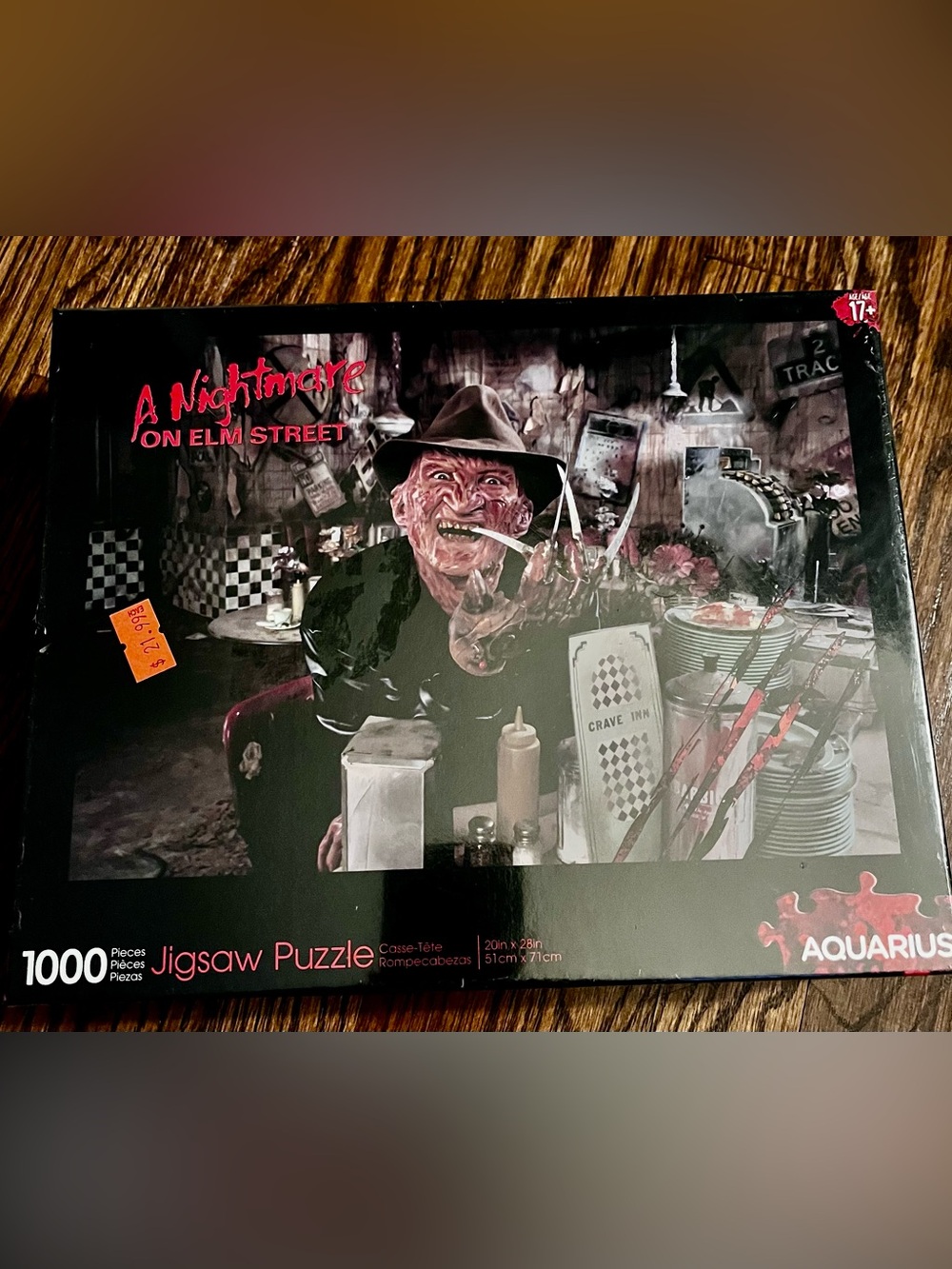 A Nightmare on Elm Street 1000-Piece Jigsaw Puzzle - Brand new